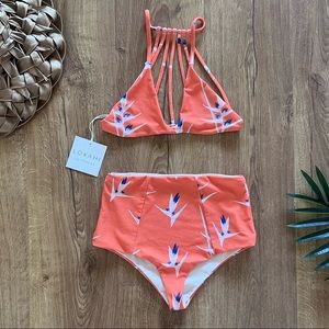 BNWT - Lokahi Tanna Top + Palawan Bottoms in Bird of Paradise